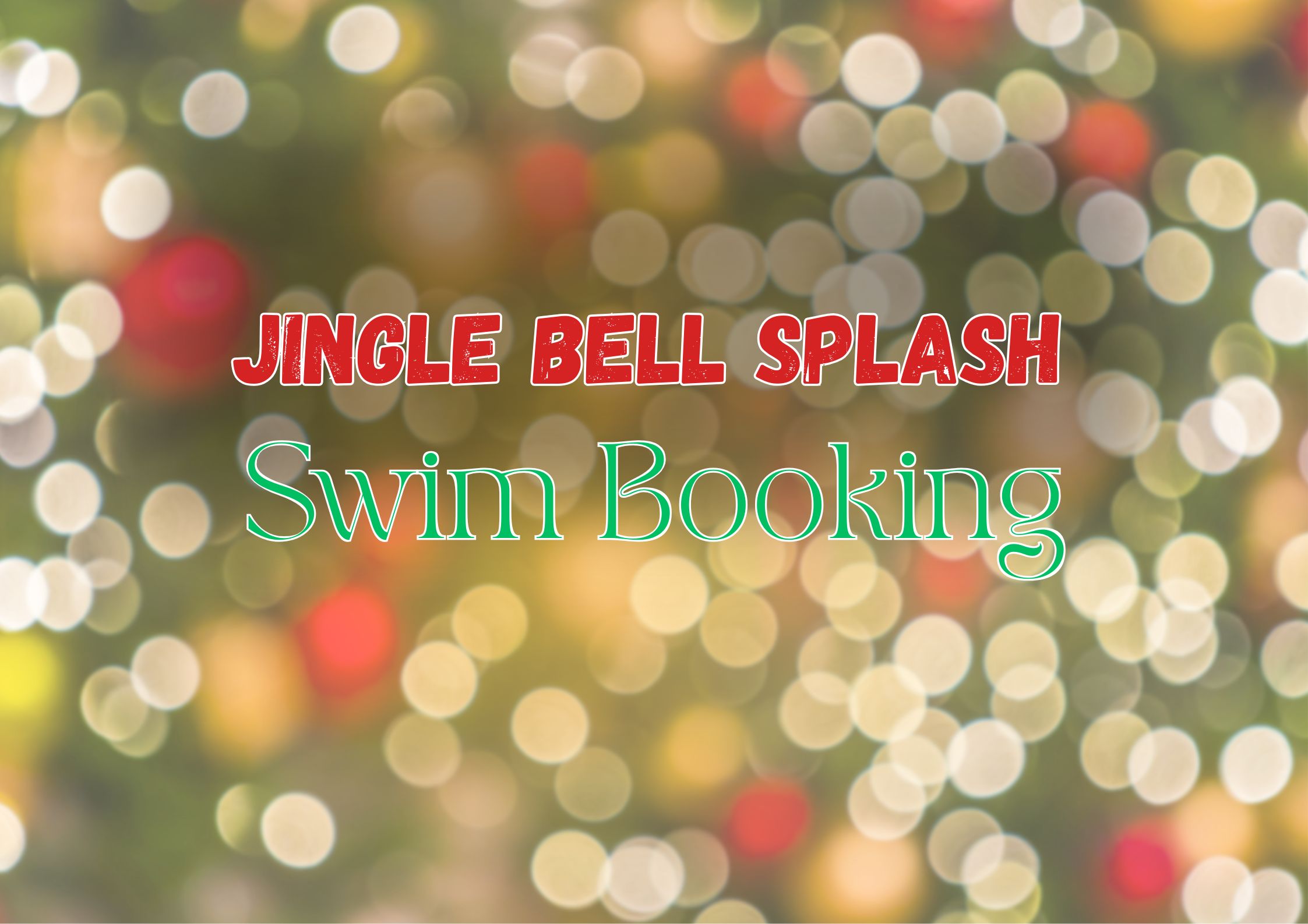 Jingle Bell Splash Swim Booking